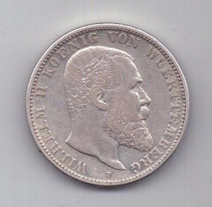 2 марки 1904 г. Вюртемберг. Германия