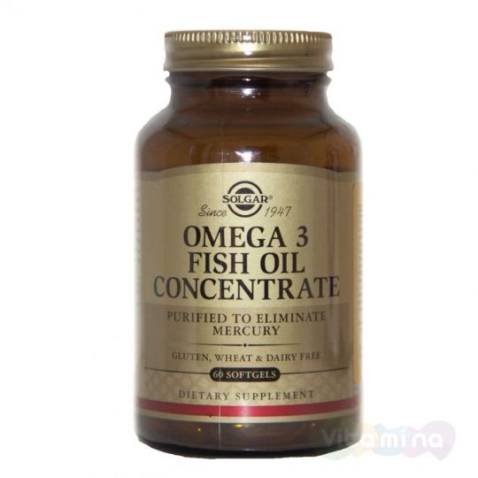 Солгар Концентрат рыбьего жира Омега-3