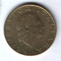 200 лир 1995 г. Италия
