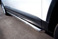 Пороги труба d63 (вариант 1) VolksWagen Tiguan 2011 Track & Field