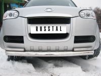 Защита переднего бампера d76/42 Х2 (дуга) Great Wall Wingle 3 2010-