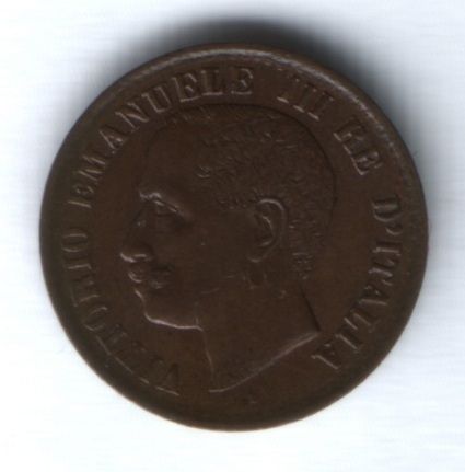 1 чентезимо 1904 г. AUNC Италия