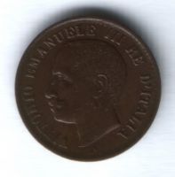 1 чентезимо 1904 г. AUNC Италия