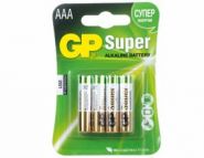 Батарея GP Super Alkaline 24A LR03, 4 шт. AAA