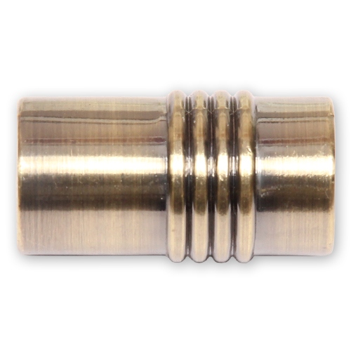 Наконечник Цилиндр рифленый антик 16 мм