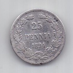 25 пенни 1894 г. редкий год