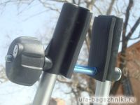 Велокрепление Amos Silver (3 ST Alu, серебристый цвет)