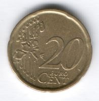 20 евроцентов 1999 г. Испания