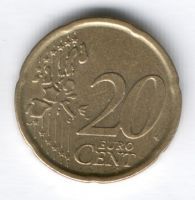 20 евроцентов 1999 г. Испания