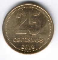 25 сентаво 2010 г. Аргентина