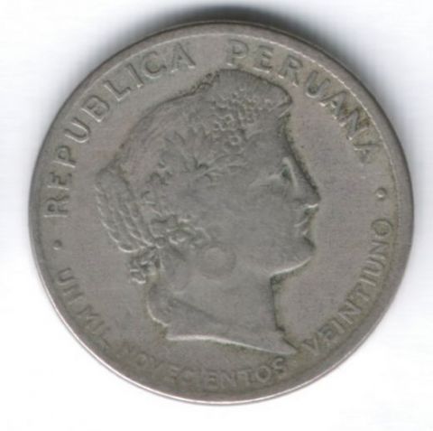 20 сентаво 1921 г. Перу