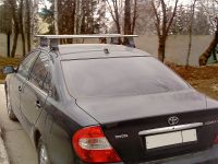 Багажник на крышу Toyota Camry XV30 2002-06, Атлант, аэродинамические дуги