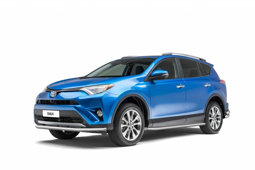 Защита переднего бампера одинарная d63мм (НПС) TOYOTA RAV4 2013-