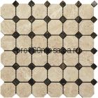 M036-M022-BP Мозаика 48*48+15*15 камень OCTAGON 305х305х10 мм (NATURAL)