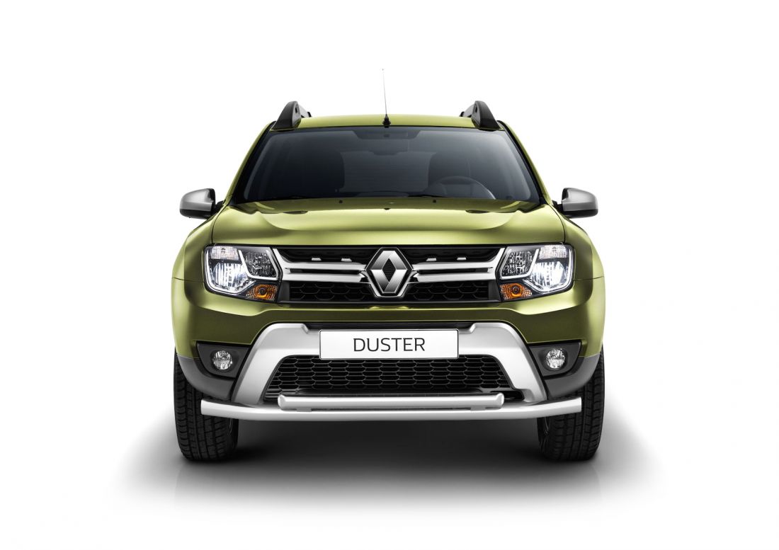 Защита переднего бампера двойная d63/51мм (НПС) RENAULT DUSTER 2012- NISSAN TERRANO 2014-/ Renault Duster 2016-