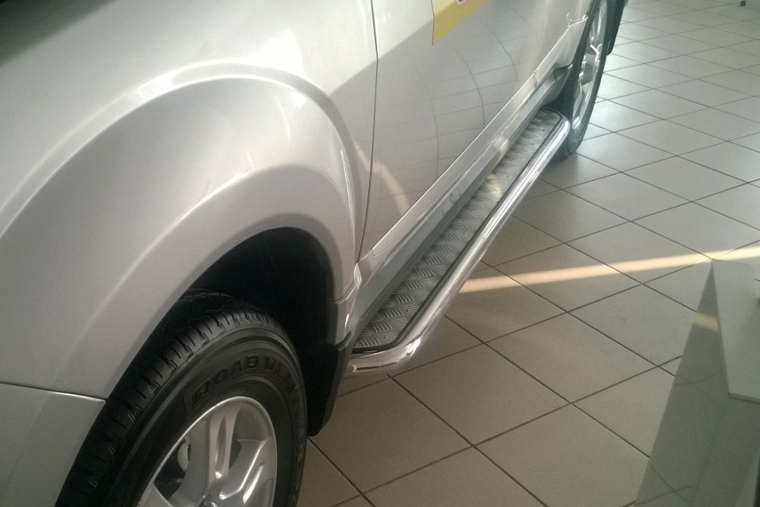 Защита порогов с алюм. площадкой d51мм (НПС) GREAT WALL HOVER H3 2014-