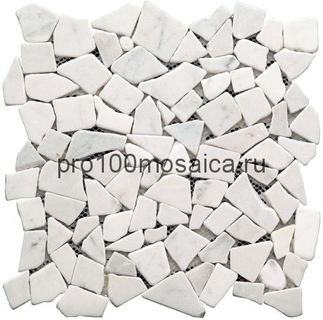 M088-ML (Carrara) Мозаика Мрамор части разных размеров PALADIUM 305*305*10 мм (NATURAL)