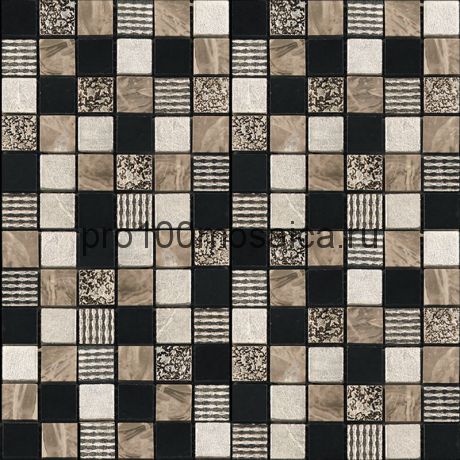 CPR-2304 (DSA-2304)  Мозаика Мрамор+Агломерат 23*23 PHARAOH 298*298*6 мм (NATURAL)