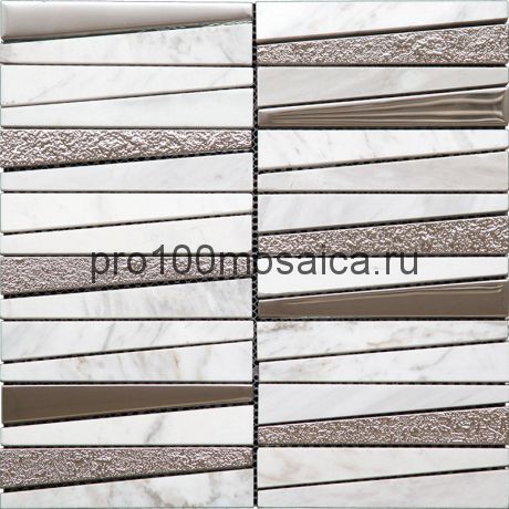 HTC-532-M  Мозаика Стекло части разных размеров HI-TECH 298*298*8 мм (NATURAL)