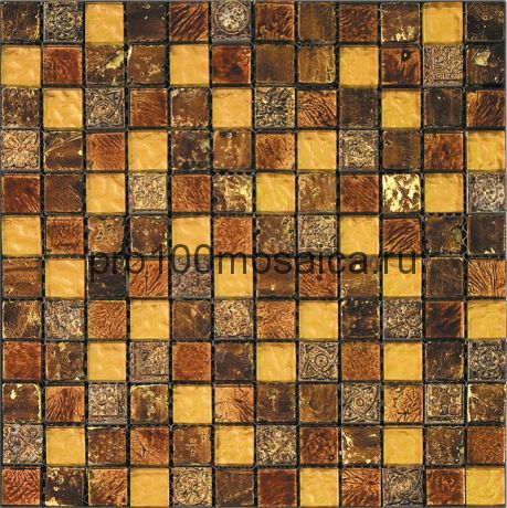 BDA-2307 Мозаика Стекло+Мрамор+Агломерат 23*23  INKA 298*298*8 мм (NATURAL)