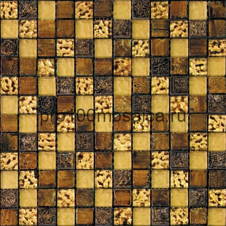 BDA-2308 Мозаика Стекло+Мрамор+Агломерат 23*23  INKA 298*298*8 мм (NATURAL)