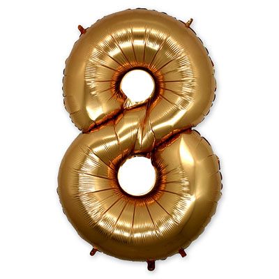 Шар цифра 8 Gold