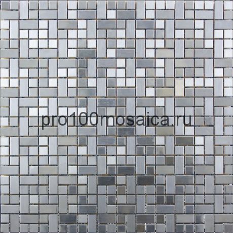 MM-20 Мозаика Нержавеющая сталь 11*11 и 11*24 METALL 298*298*8 мм (NATURAL)