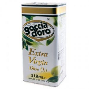 Оливковое масло экстра вирджин Гоччиа Доро Goccia d`Oro Extra Vergine Olive Oil - 5 л (Италия)