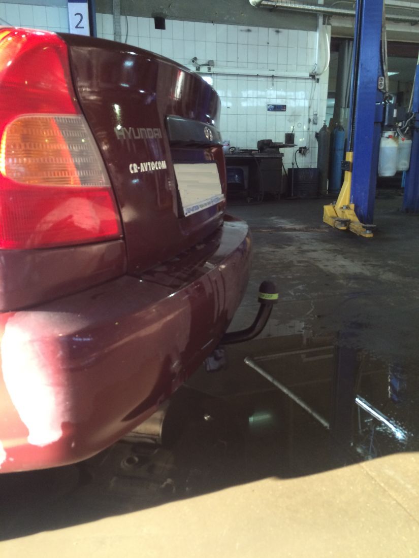 Фаркоп Лидер Плюс для HYUNDAI ACCENT (LC) (ТАГАЗ) (седан) 2000 -...