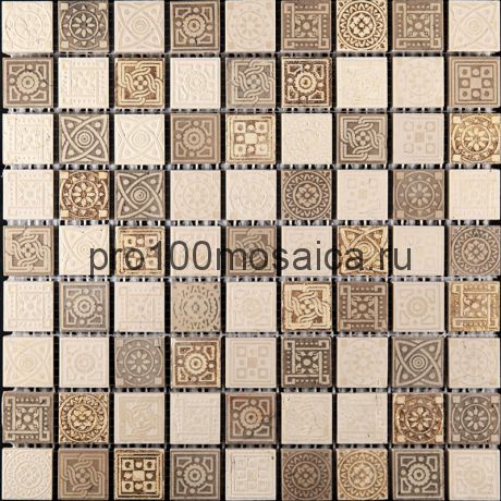 LGN-1. Мозаика 30*30*10, серия LEGEND,  размер, мм: 300*300 (Skalini)