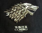 Схема для вышивки крестом Winter Is Coming. Отшив