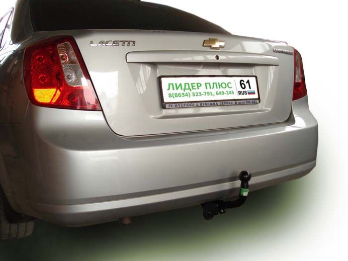 Фаркоп Лидер Плюс для Chevrolet Lacetti седан 2004-2012, Daewoo Gentra 2013-2015, Ravon Gentra 2015-. Нагрузки 1000/75 кг, масса фаркопа 17 кг, необходимо сверление 4 отверстий (без электрики в комплекте)