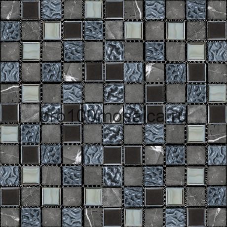 MSD-029 (M4ECTB29) Мозаика Стекло+Мрамор 25,8*25,8 MADRAS (MSD) 300*300*4 мм (NATURAL)