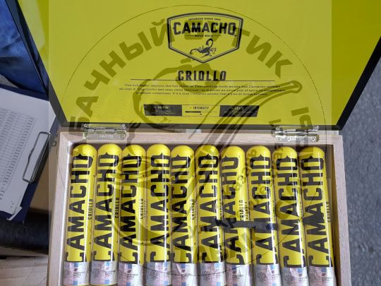 Camacho Criollo Robusto Tubos*10