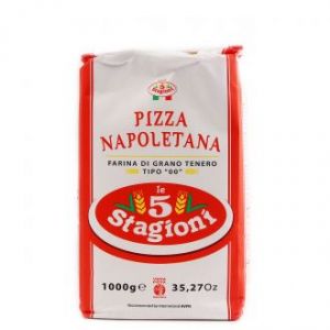 Мука пшеничная тип 00 для Пиццы 5 Stagioni Farina di grana tenero Pizza Napoletana tipo 00 - 1 кг (Италия)