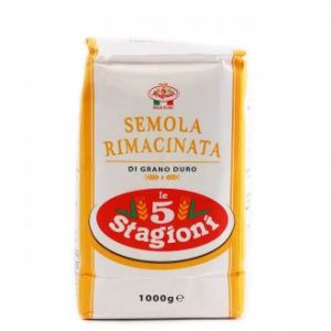 Мука пшеничная тип 00 для Пасты 5 Stagioni Farina di grana duro Semola Rimacinata tipo 00 - 1 кг (Италия)