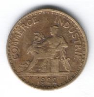 1 франк 1922 г. Франция
