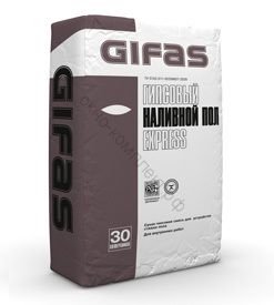 Пол наливной гипсовый Express 20кг Gifas (Гифас)