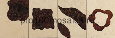 MF-4 Бордюр 305*100 серия MODERN FLOWER, размер, мм: 305*100*10 (Skalini)