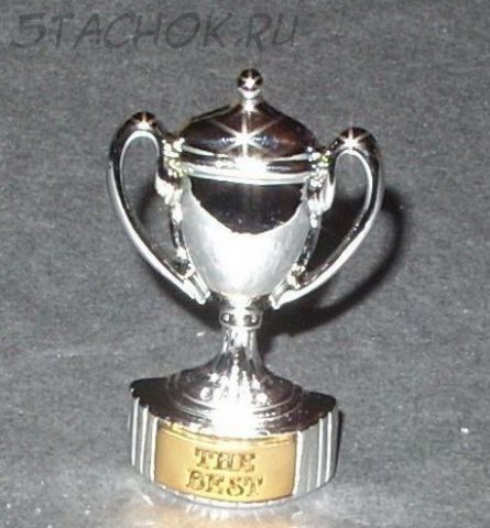 Брошь "Кубок" цвет серебра/золота (Danecraft США)