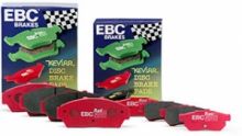 Колодки тормозные, EBC Red Stuff, передние для 5D Type R