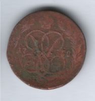 1 копейка 1758 г.