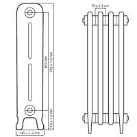 схема радиатора Leeds