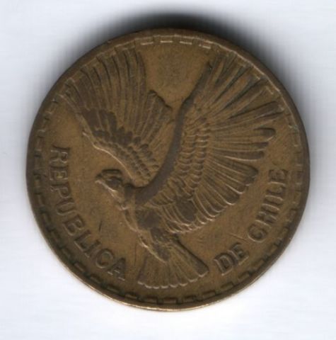 10 чентезимо 1965 г. Чили
