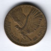 10 чентезимо 1965 г. Чили