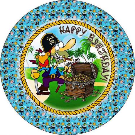 Тарелка ''Happy Birthday!'' (6 шт)