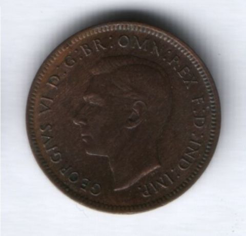 1 фартинг 1948 г. Великобритания