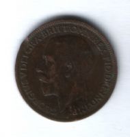 1 фартинг 1918 г. Великобритания