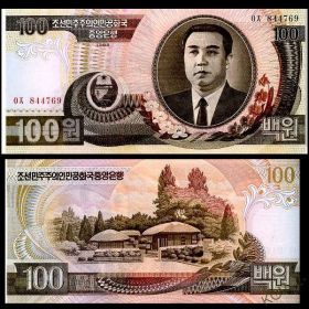 Северная Корея - 100 Вон 1992 UNC