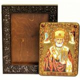 Киот из натуральной мореной березы для иконы размером 21*29см. мастерской «Раздолье»